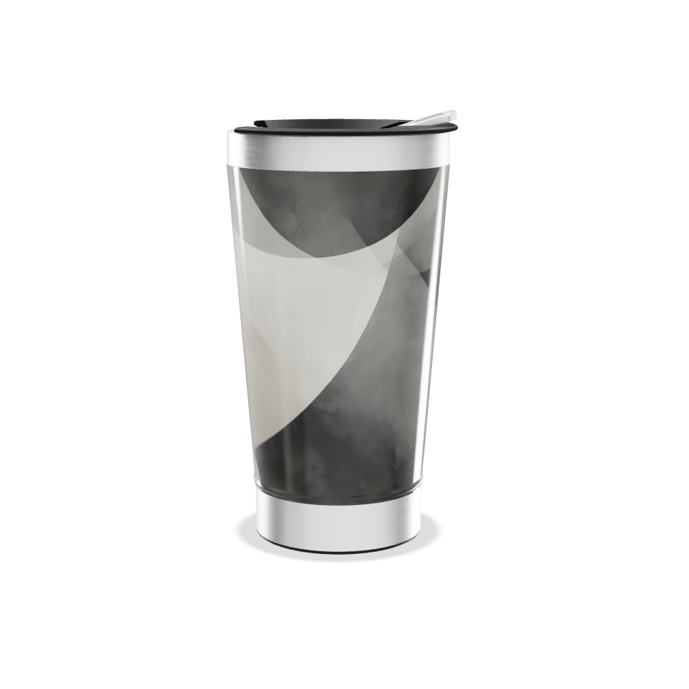 Copo Térmico - Aço Inox Listrado