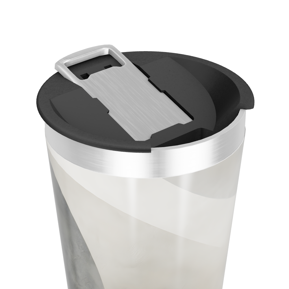 Copo Térmico - Aço Inox Listrado