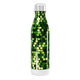 Garrafa Inox Verde - Estampa Hexagonal