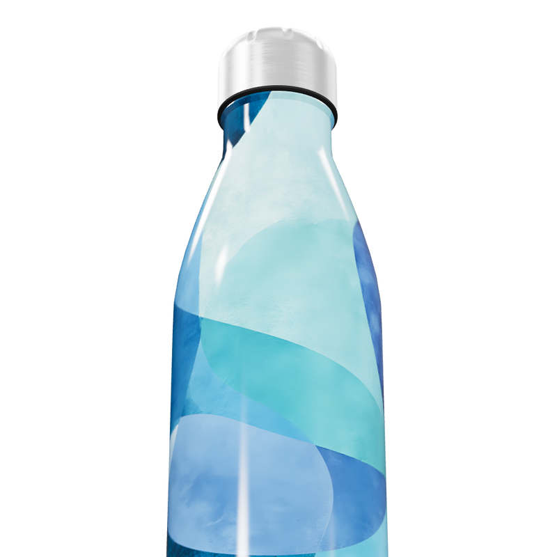 Garrafa Inox - Azul Abstrato 750ml
