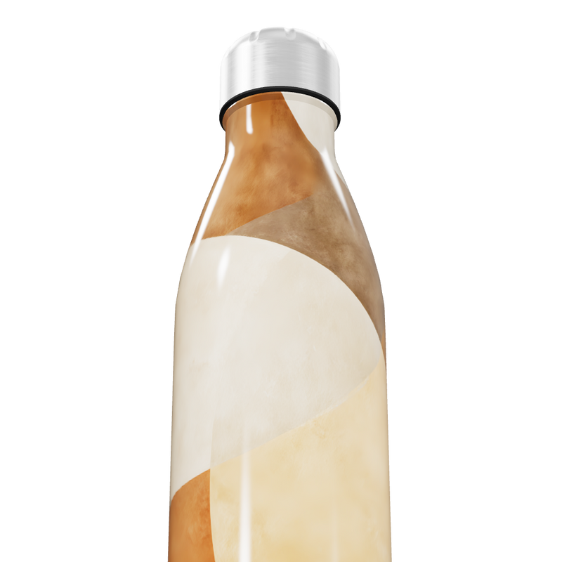 Garrafa Inox Estampada - Tons Terrosos