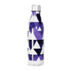 Garrafa Inox Azul com Estampa Geométrica