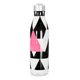 Garrafa Inox - Estampa Triângulos Preto e Rosa