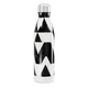 Garrafa Inox - Estampa Triângulos Preto e Rosa