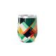 Copo Térmico Slim - Estampa Geométrica Colorida