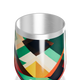 Copo Térmico Slim - Estampa Geométrica Colorida