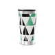 Copo Térmico - Triângulos Preto e Verde