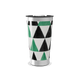 Copo Térmico - Triângulos Preto e Verde