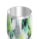 Copo Térmico Slim - Verde Abstrato Inox