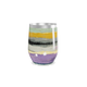 Copo Térmico Slim - Listras Multicoloridas Inox