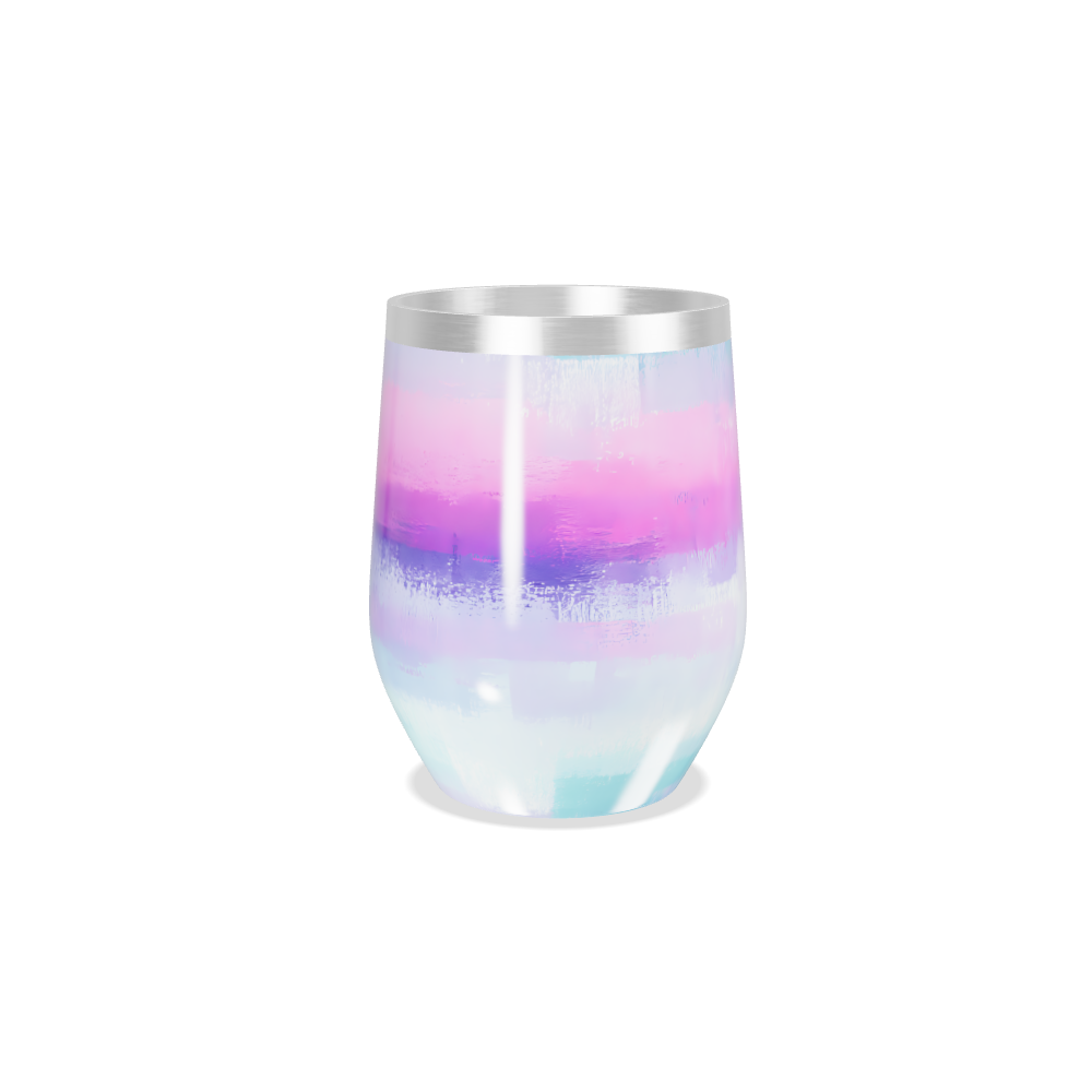 Copo Térmico Slim - Rosa e Azul Inox