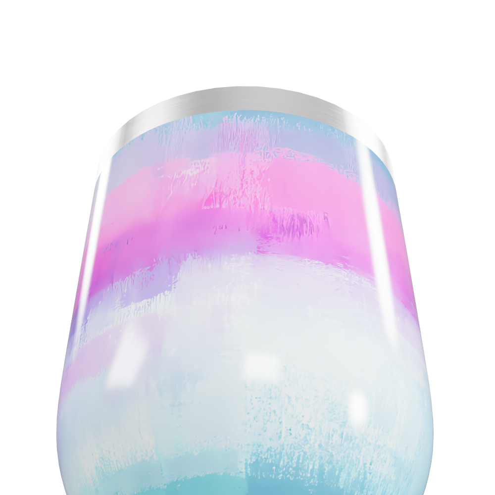 Copo Térmico Slim - Rosa e Azul Inox