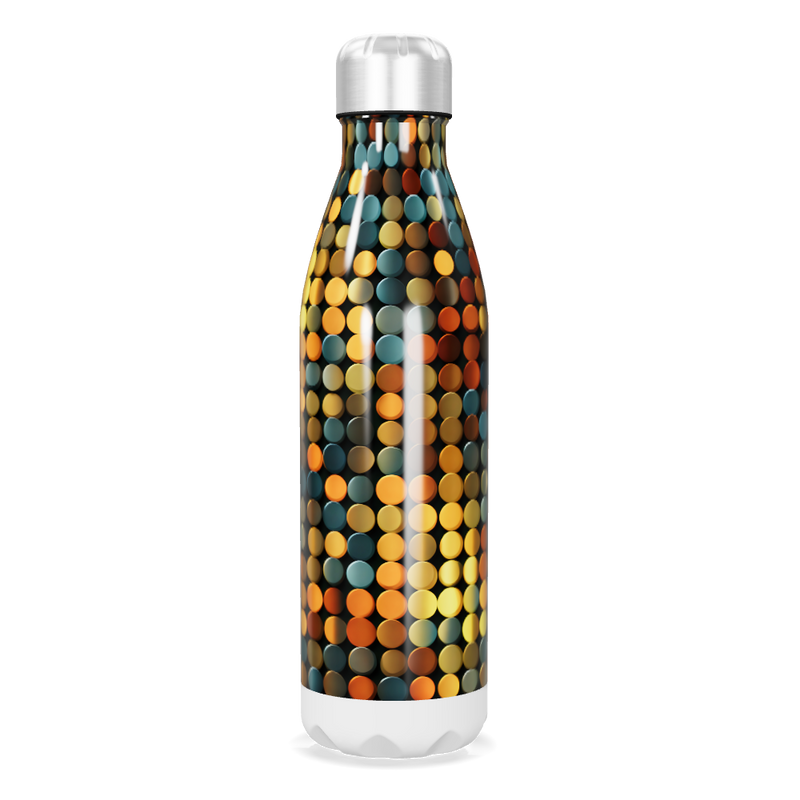 Garrafa Inox - Estampa Colorida Pontos