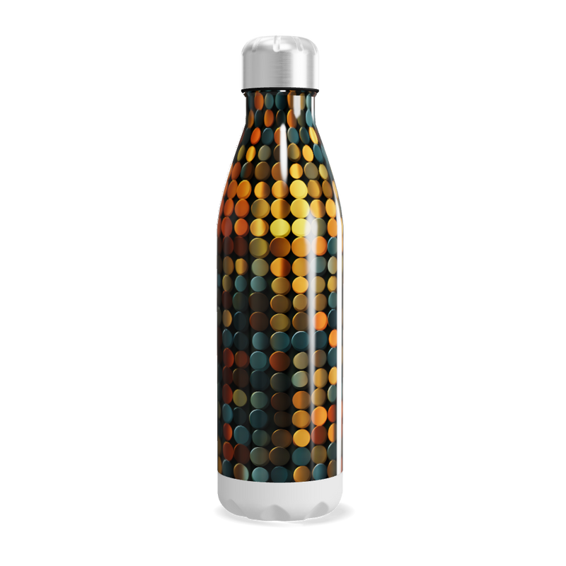Garrafa Inox - Estampa Colorida Pontos
