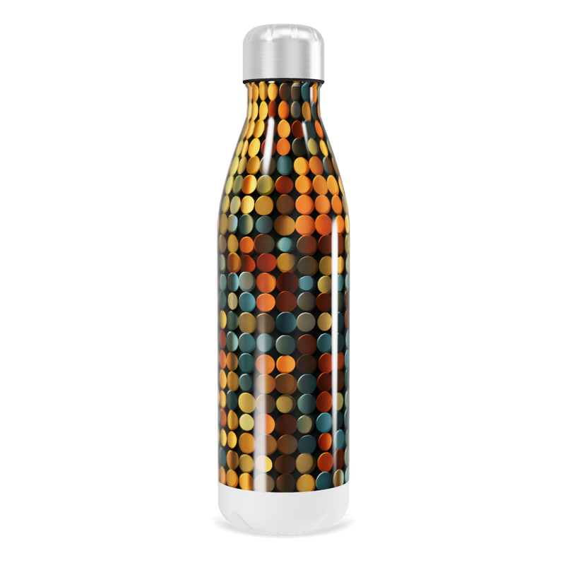 Garrafa Inox - Estampa Colorida Pontos