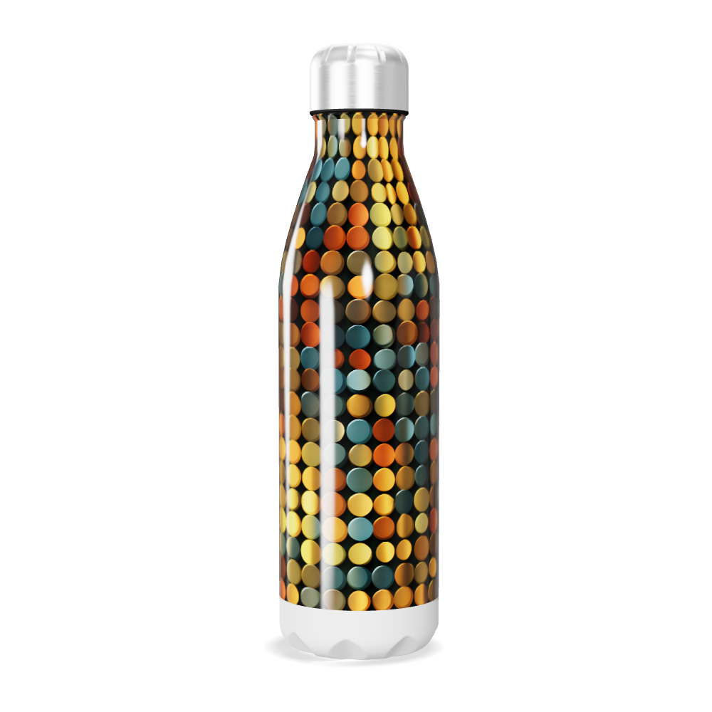 Garrafa Inox - Estampa Colorida Pontos