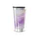 Copo Térmico - Roxo com Detalhes Dourados