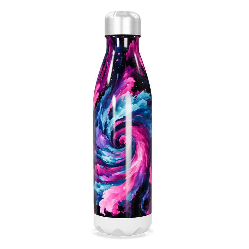 Garrafa Inox - Estampa Galáxia Colorida