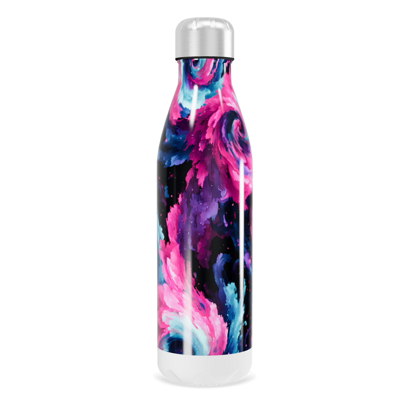 Garrafa Inox - Estampa Galáxia Colorida