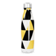 Garrafa Inox - Estampa Geométrica Amarela