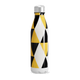 Garrafa Inox - Estampa Geométrica Amarela