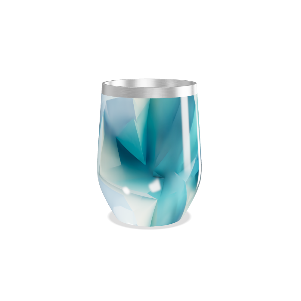 Copo Térmico Slim - Azul Abstrato Inox