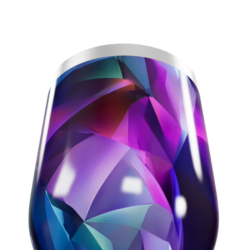 Copo Térmico Slim - Estampa Geométrica Colorida