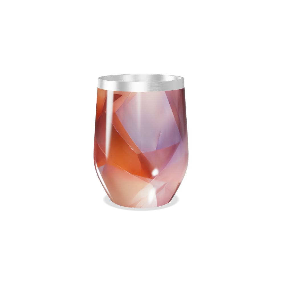 Copo Térmico Slim - Estampa Geométrica Colorida