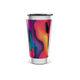 Copo Térmico - Colorido com Arte Abstrata
