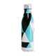 Garrafa Inox - Geométrica Azul e Preta