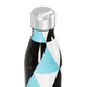Garrafa Inox - Geométrica Azul e Preta