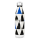 Garrafa Inox - Estampada Geométrica Azul e Preta