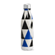 Garrafa Inox - Estampada Geométrica Azul e Preta