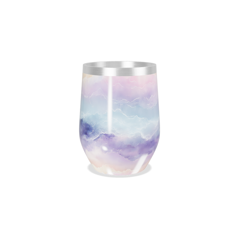 Copo Térmico Slim - Estampa Pastel Marmorizada