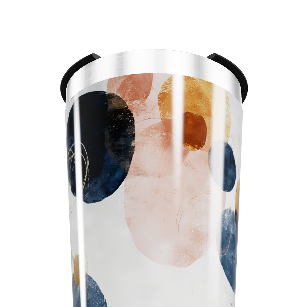 Copo Térmico - Estampa Abstrata Colorida