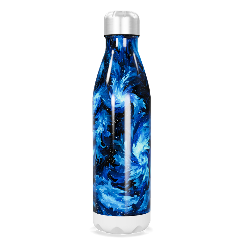 Garrafa Inox - Azul Estampada 750ml