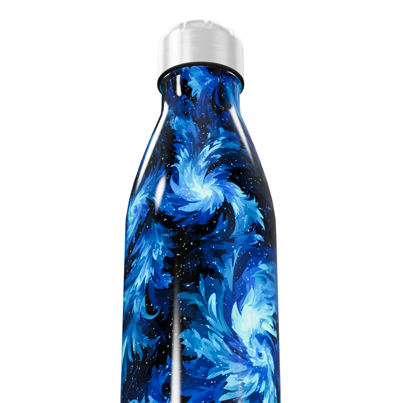 Garrafa Inox - Azul Estampada 750ml
