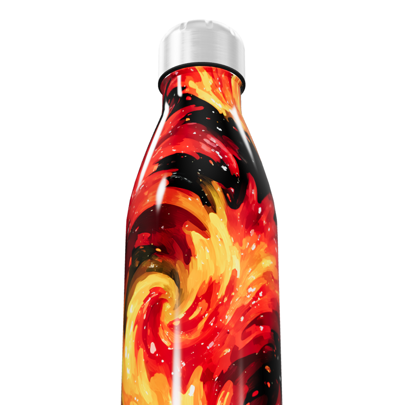 Garrafa Inox Estampa Fogo