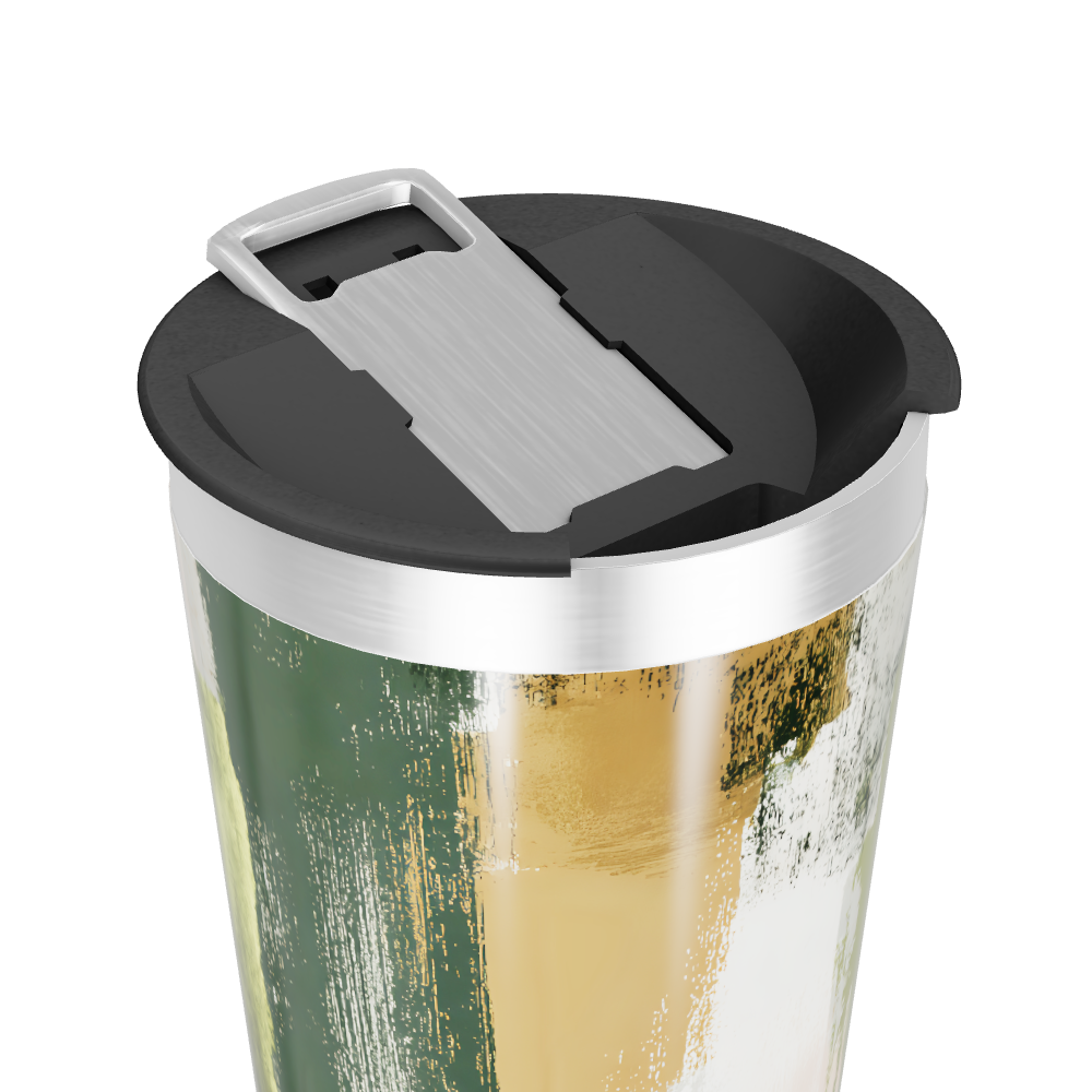 Copo Térmico - Estampa Abstrata Colorida