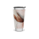 Copo Térmico - Mármore Bege Aço Inox