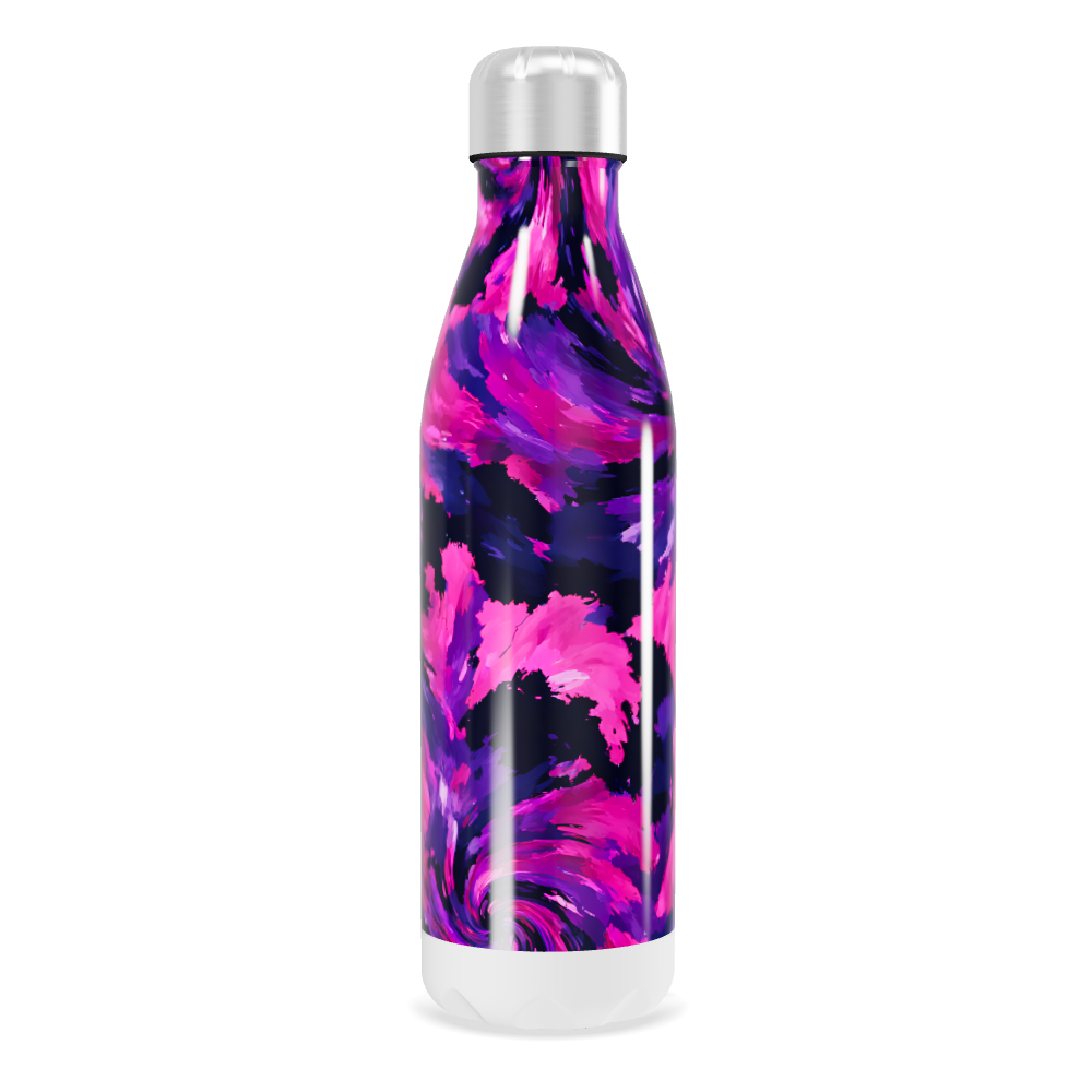 Garrafa Inox - Estampa Abstrata Colorida