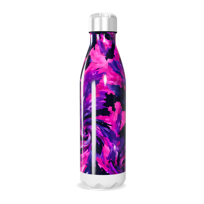 Garrafa Inox - Estampa Abstrata Colorida