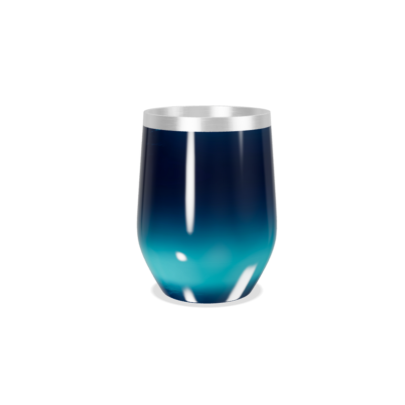 Copo Térmico Slim - Gradiente Azul Inox