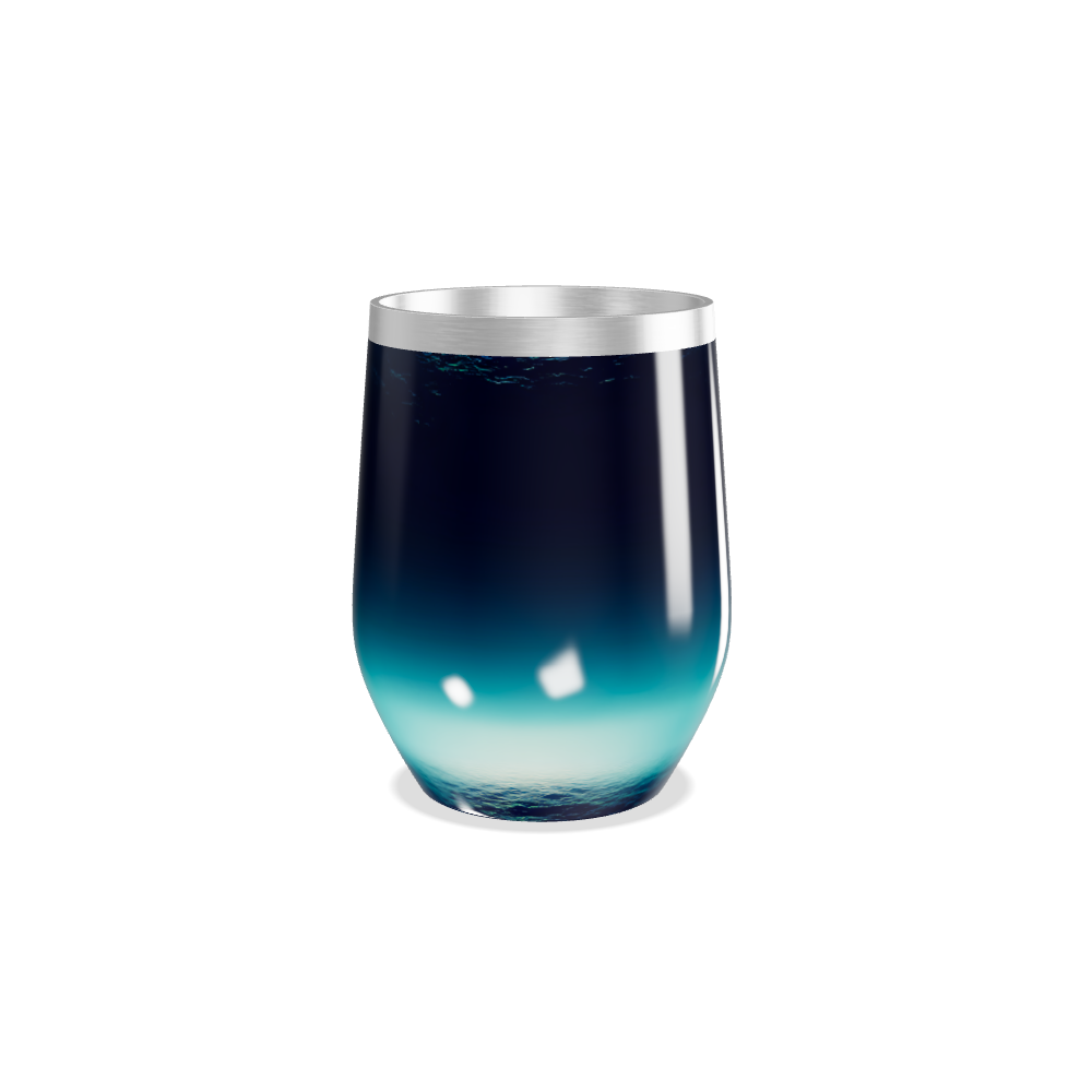 Copo Térmico Slim - Gradiente Azul Inox