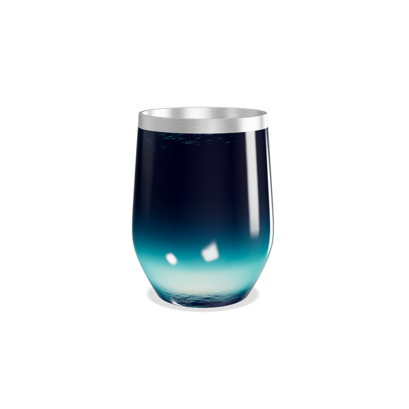 Copo Térmico Slim - Gradiente Azul Inox