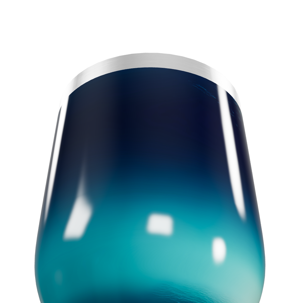 Copo Térmico Slim - Gradiente Azul Inox