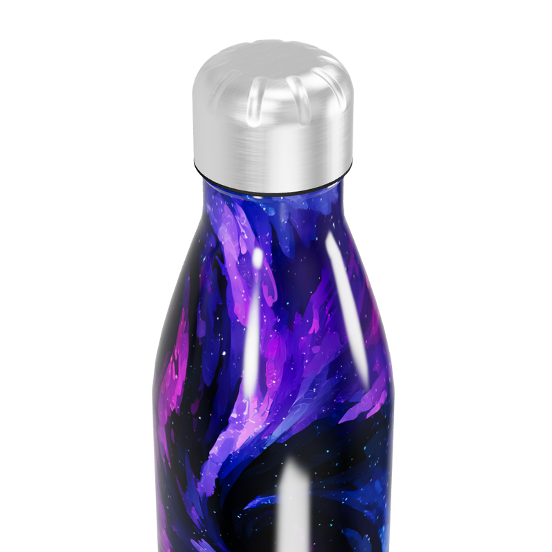 Garrafa Inox - Estampa Galáxia Azul