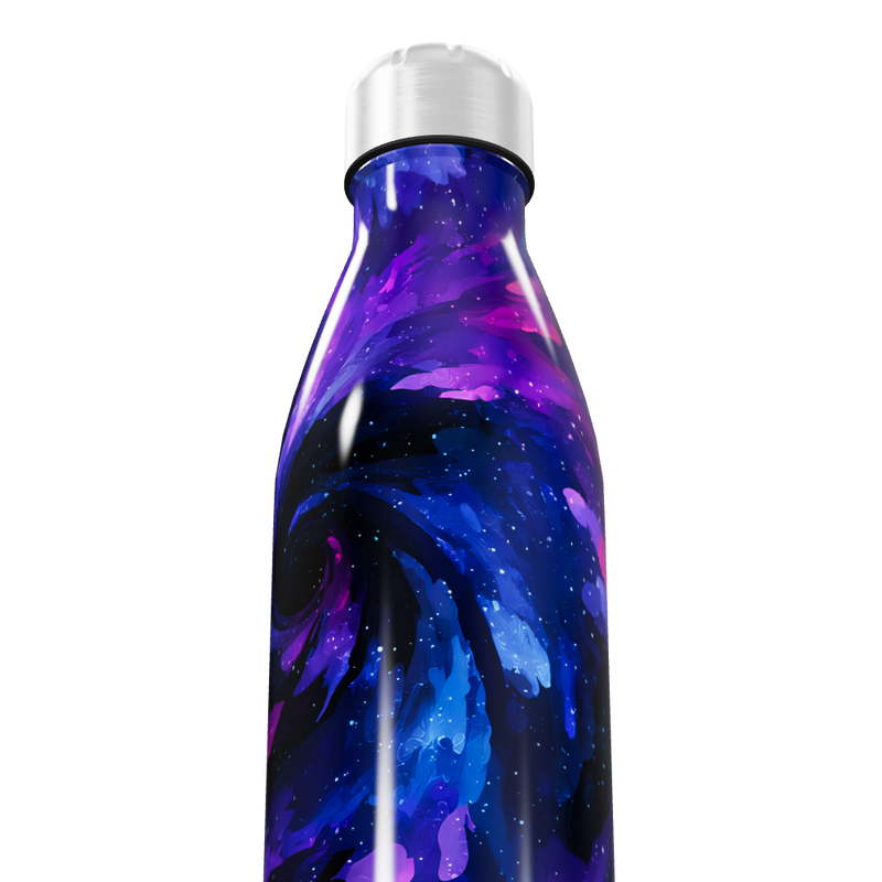 Garrafa Inox - Estampa Galáxia Azul