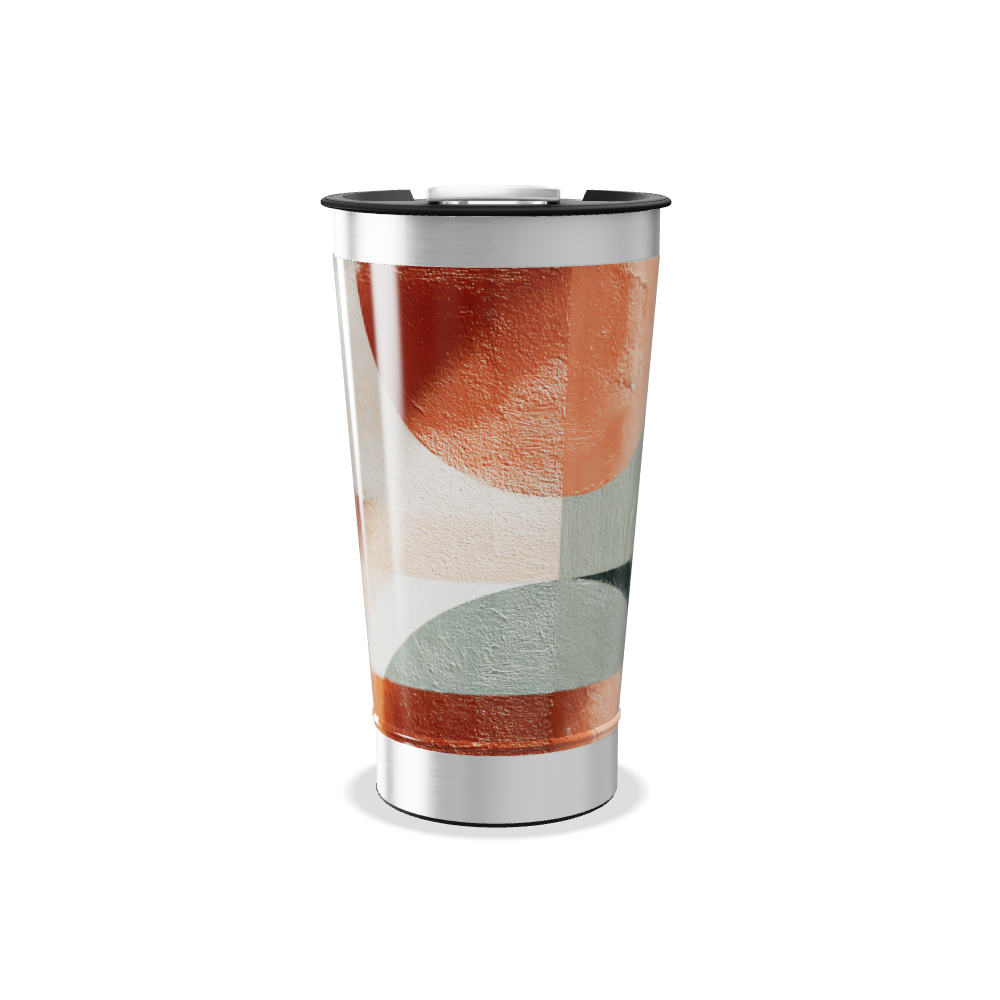 Copo Térmico - Estampa Geométrica Colorida
