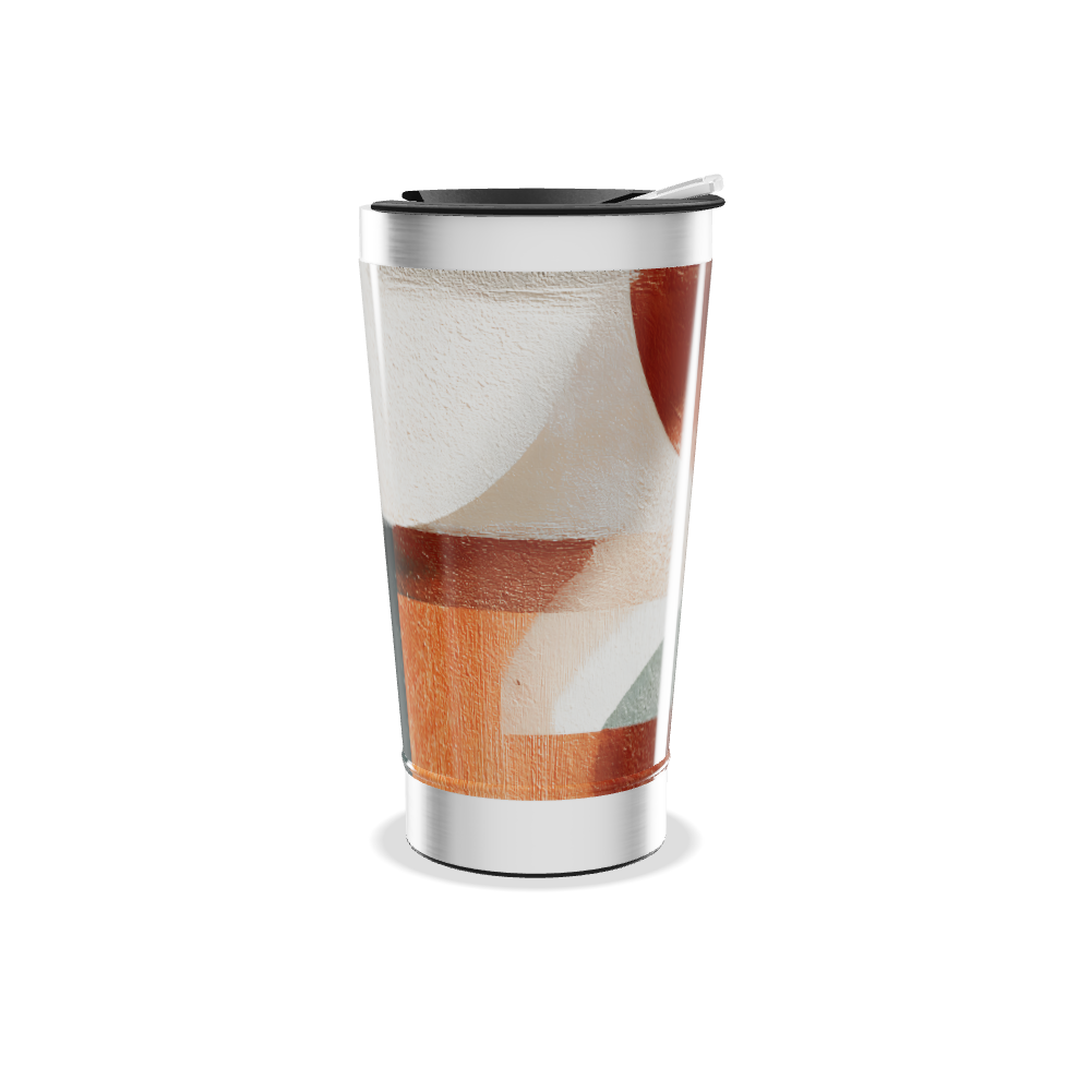 Copo Térmico - Estampa Geométrica Colorida